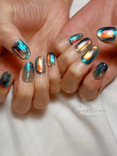 unghie olografiche uruuru nails